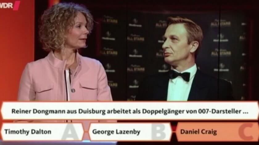 Daniel Craig Doppelgänger Reiner - gefragt beim NRW Duell