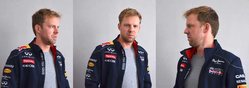Sebastian Vettel Double Henri Collage